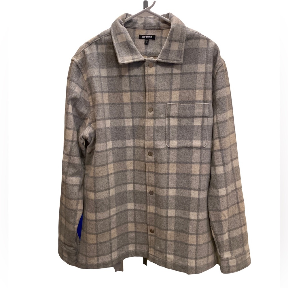 Express Flannel Shirt Jacket NEW without tags